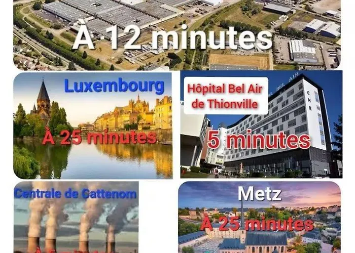 Apartmán Flat Near Thionville Luxembourg Metz With Outdoor Manom